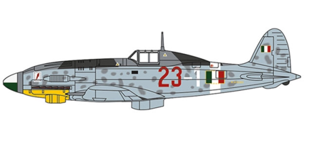 Macchi C-205 Veltro - 1L.Gorrini, 1 Squadriglia, 1 Gruppo Caccia - 1944